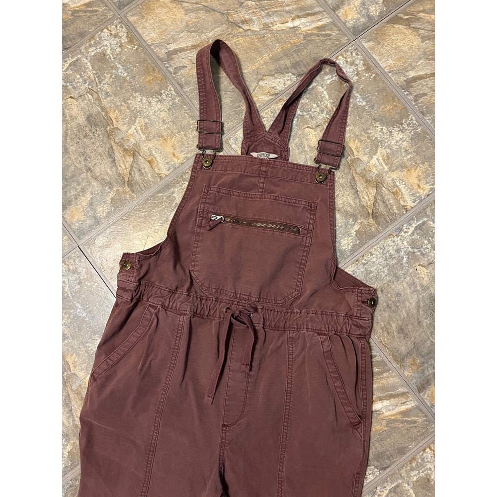 Duluth Trading Co Overalls Women Small Purple Drawstring Utility Bibs - Picture 2 of 7